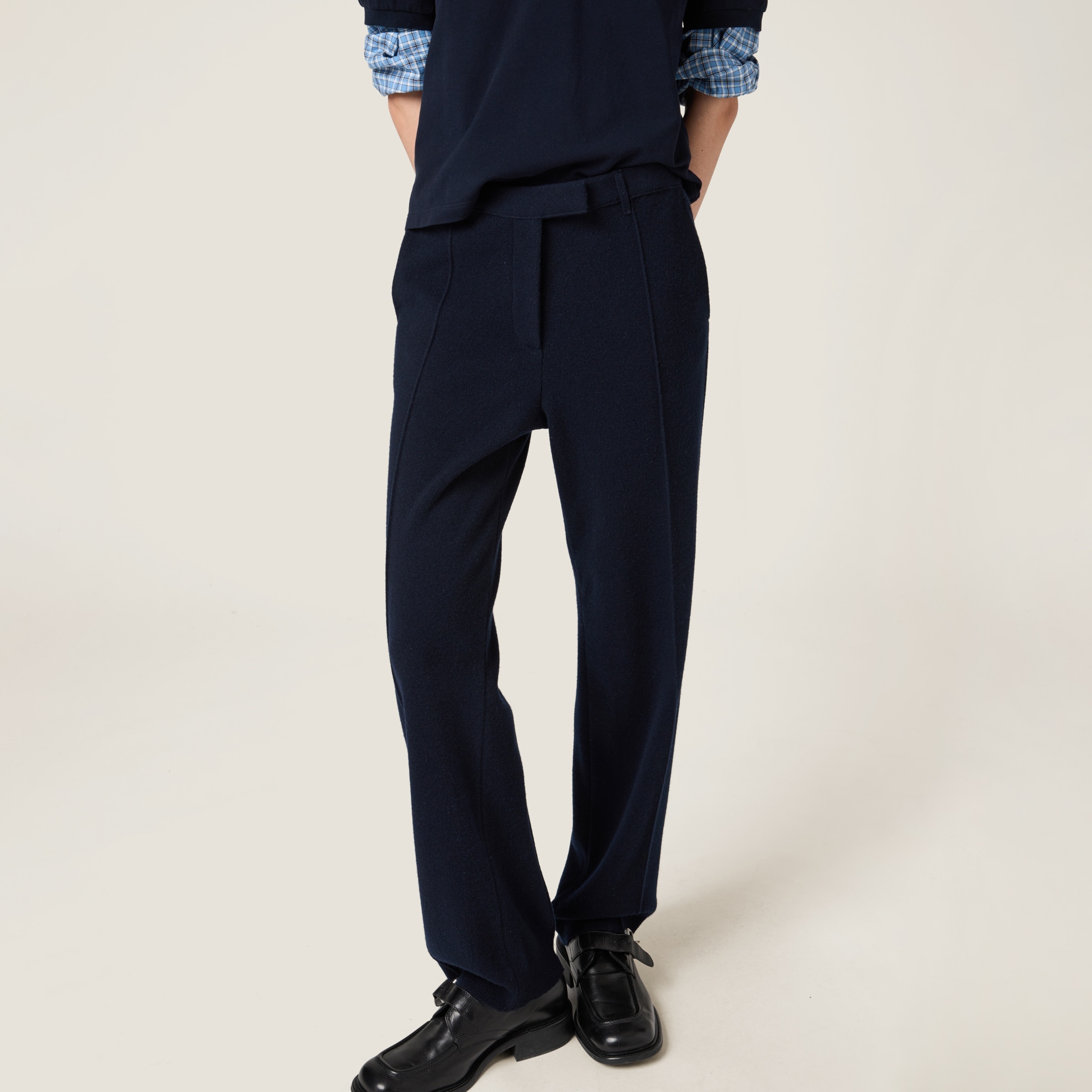 Wool and cashmere pants - 5