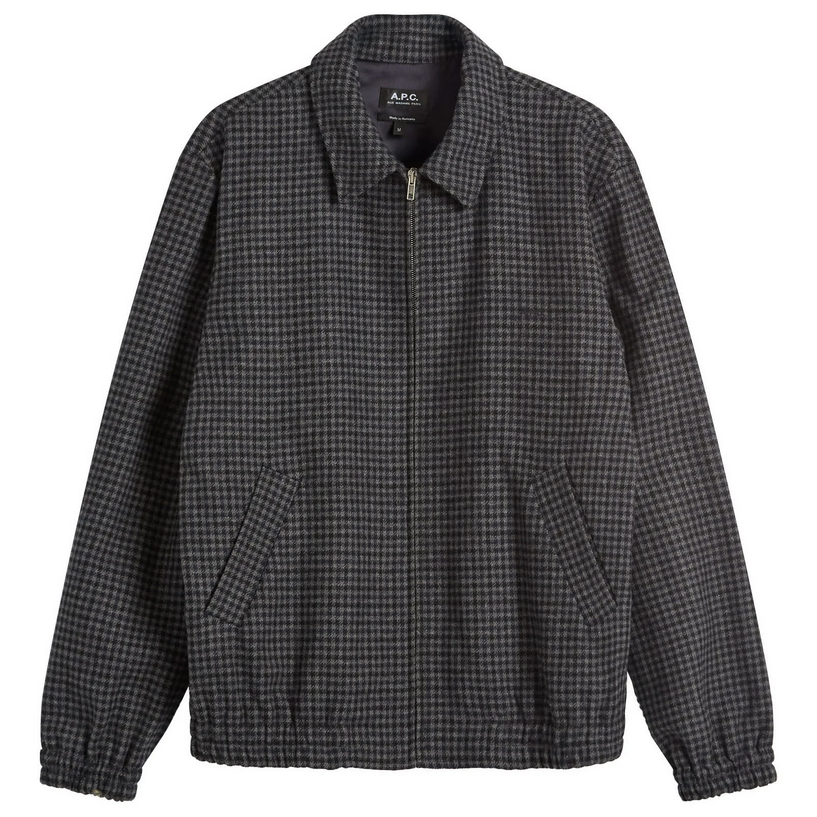 A.P.C. Gilbert Houndstooth Check Wool Jacket - 1
