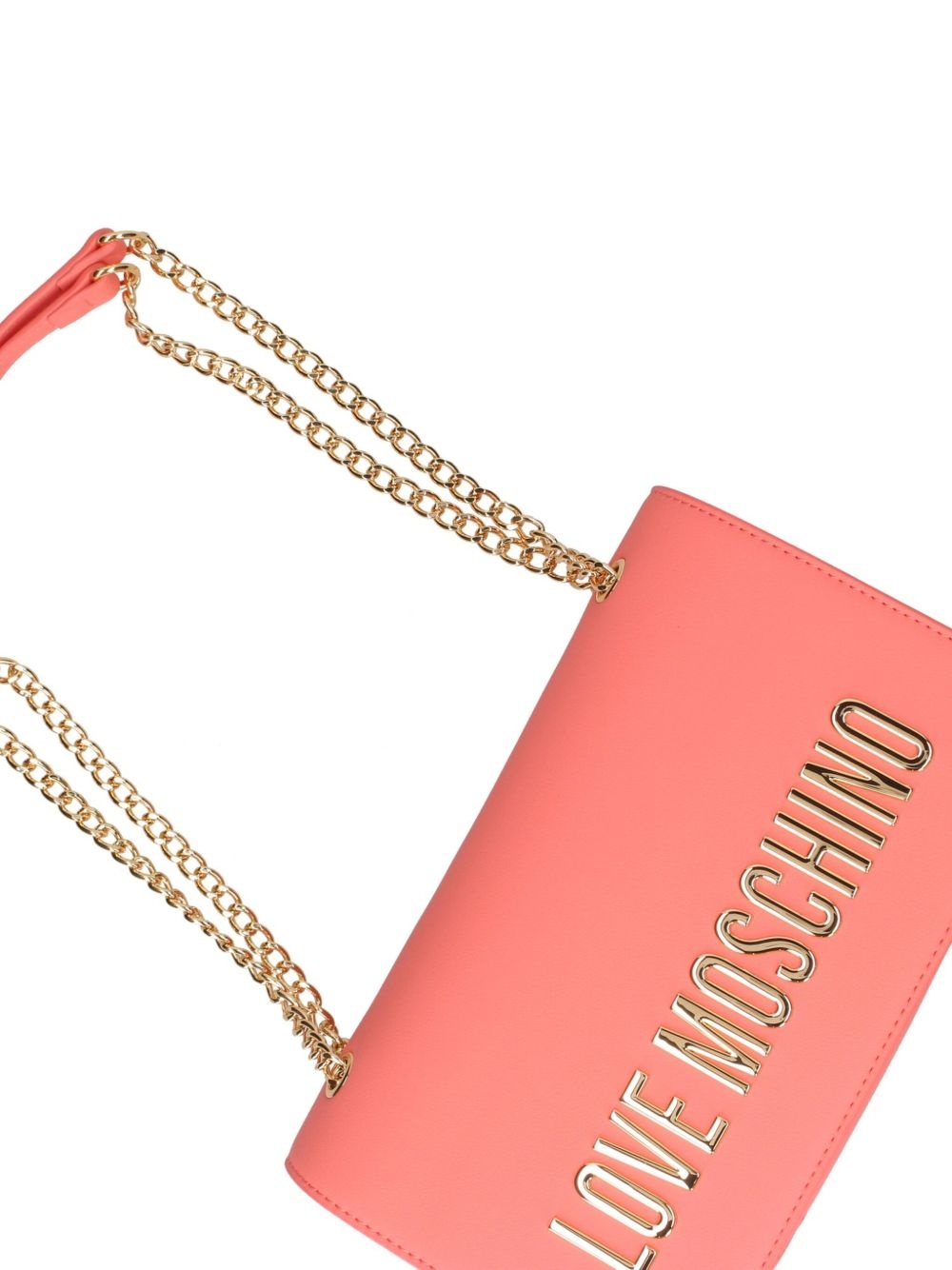 logo-lettering shoulder bag - 4
