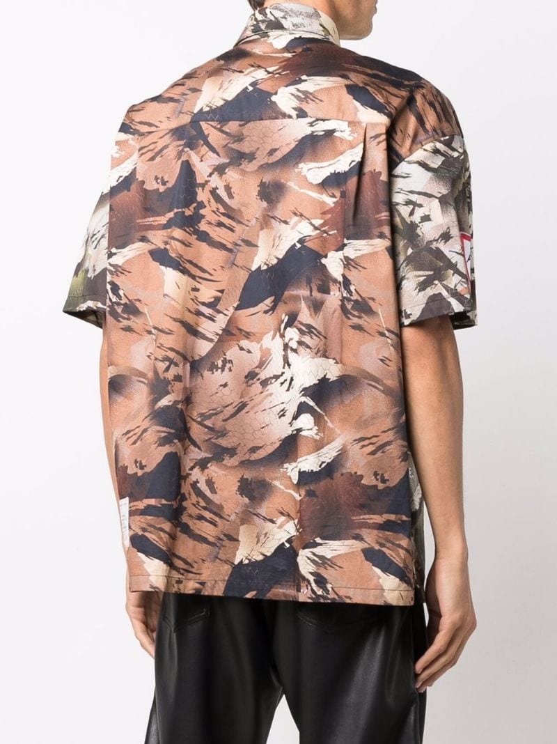 camouflage-print bowling shirt - 4