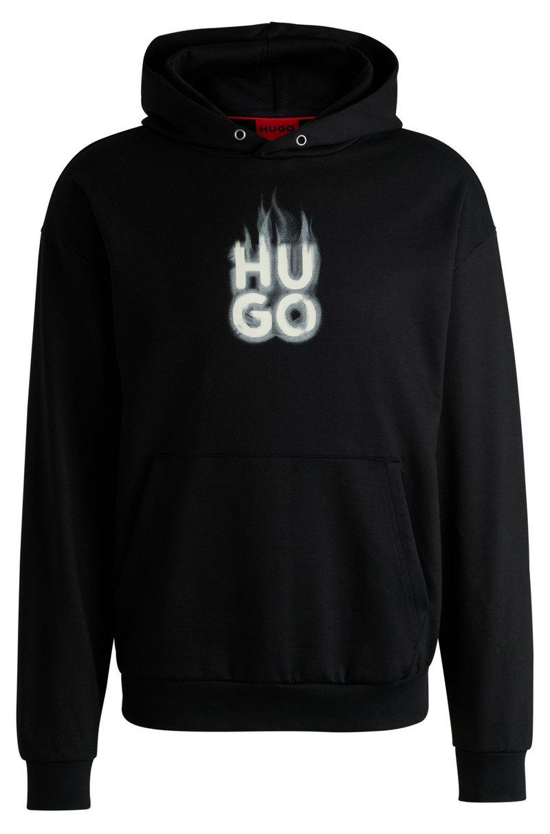 STACKED SMOKE LOGO PRINT와 COTTON-TERRY HOODIE 1
