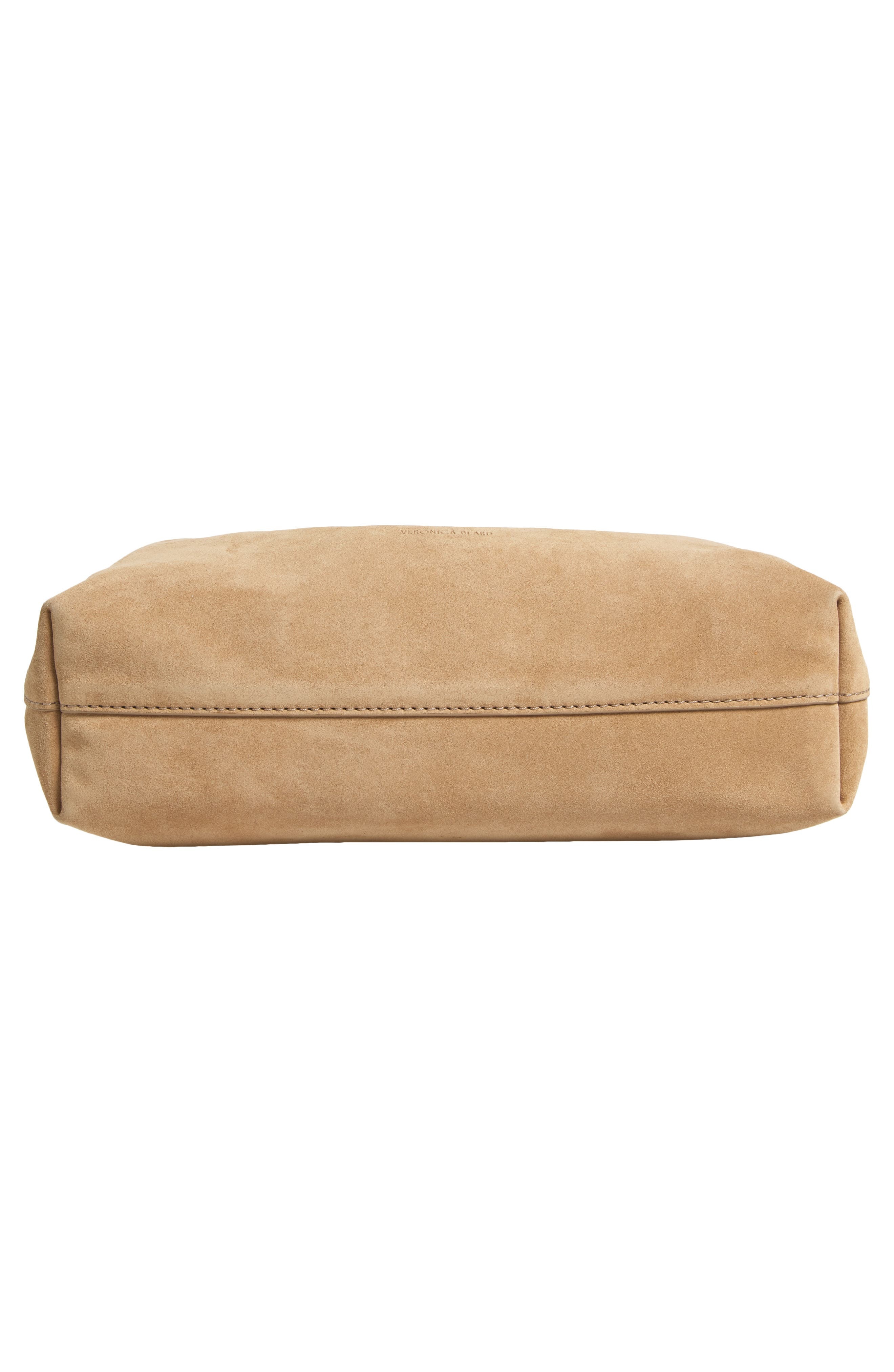 Veronica Beard Small Stash Suede Drawstring Clutch in Latte at Nordstrom - 5