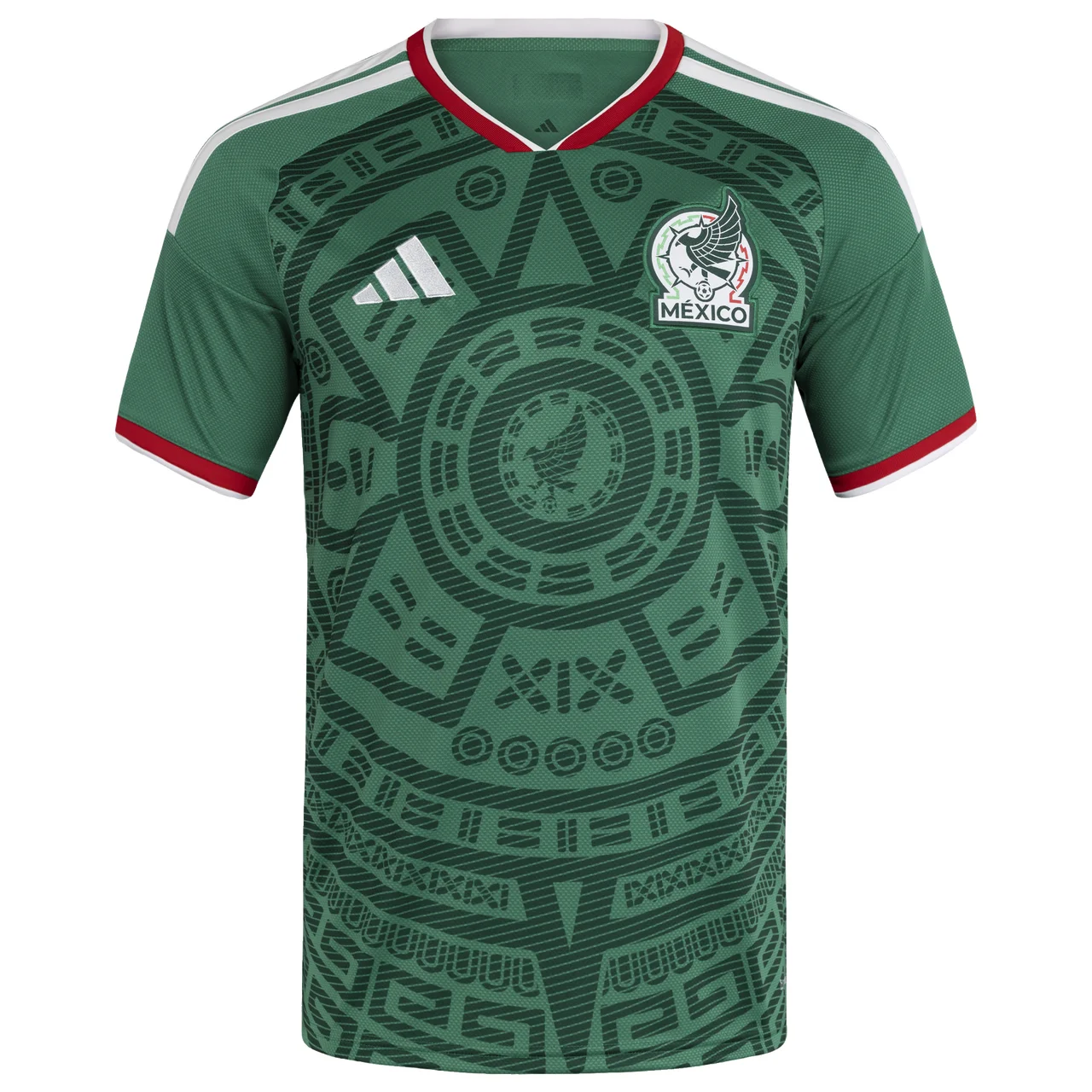 adidas Mens adidas Mexico 26 Home Replica Jersey - 1