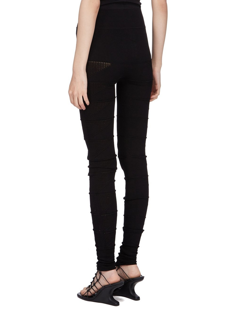 knit-panel leggings 3