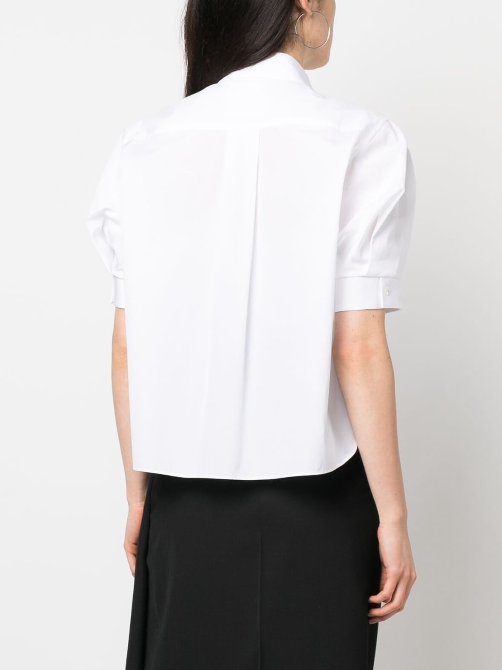 short-sleeve cropped shirt - 4