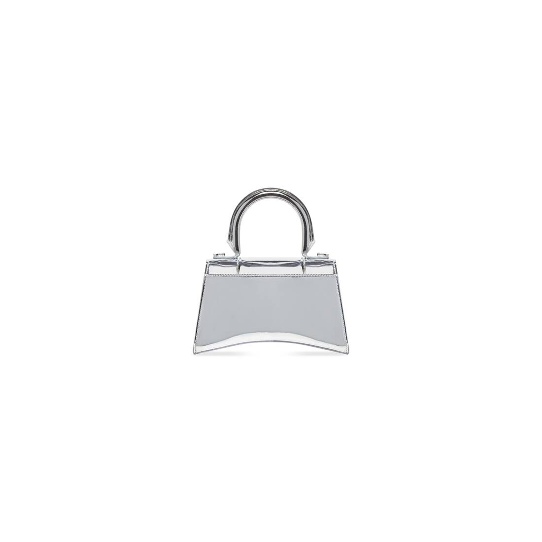 Women's Hourglass Xs Handbag Mirror Effect in Silver - 6