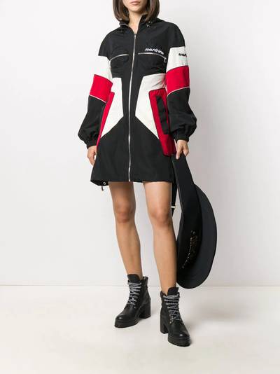 Moschino Broken Logo hoodied jacket outlook