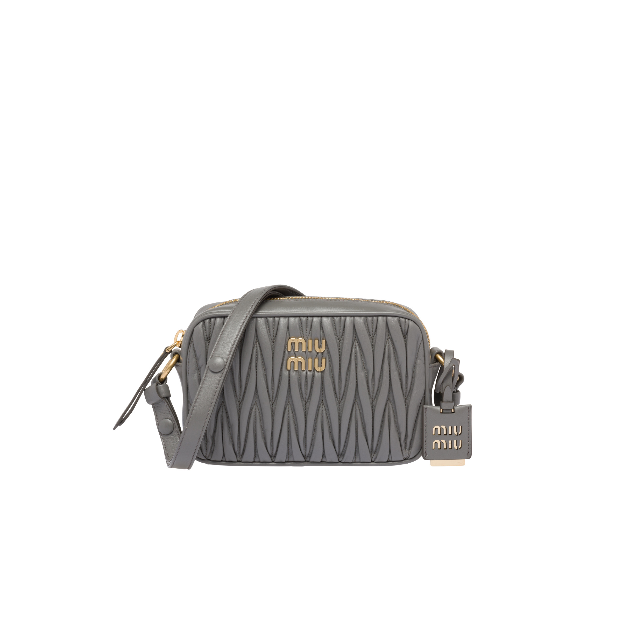 Matelassé nappa leather shoulder bag - 1
