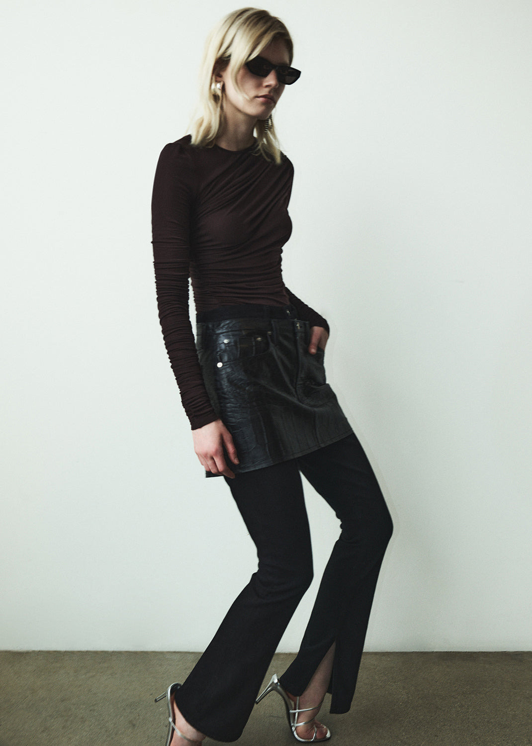 INGRAM SPLIT SKINNY (COMFORT STRETCH) IN RINSE - 2