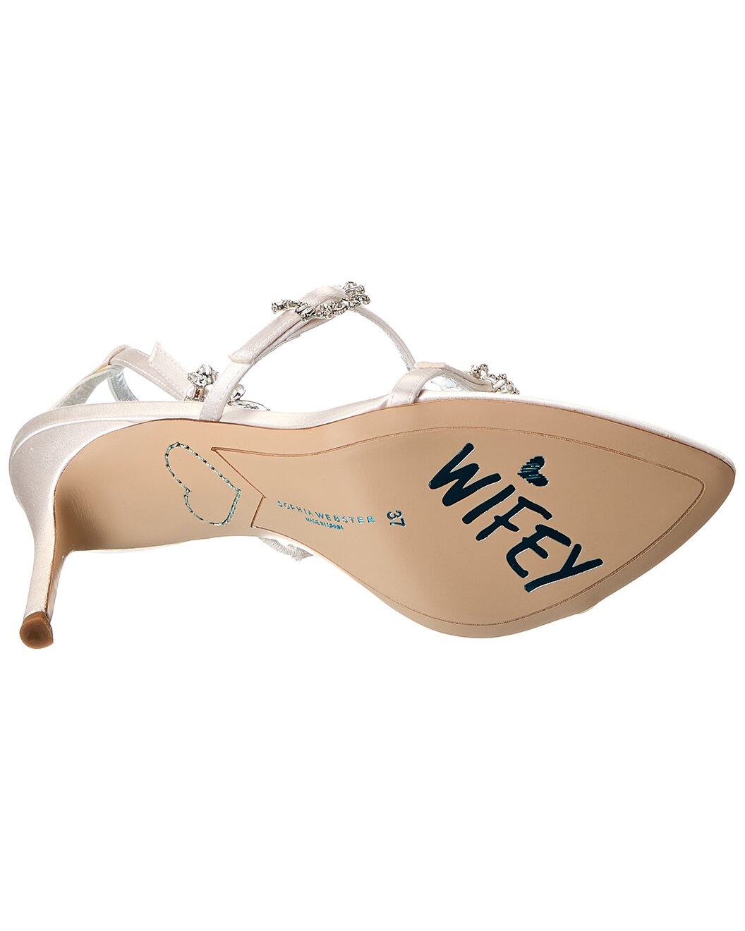 Sophia Webster Grace Mid Satin Sandal - 4