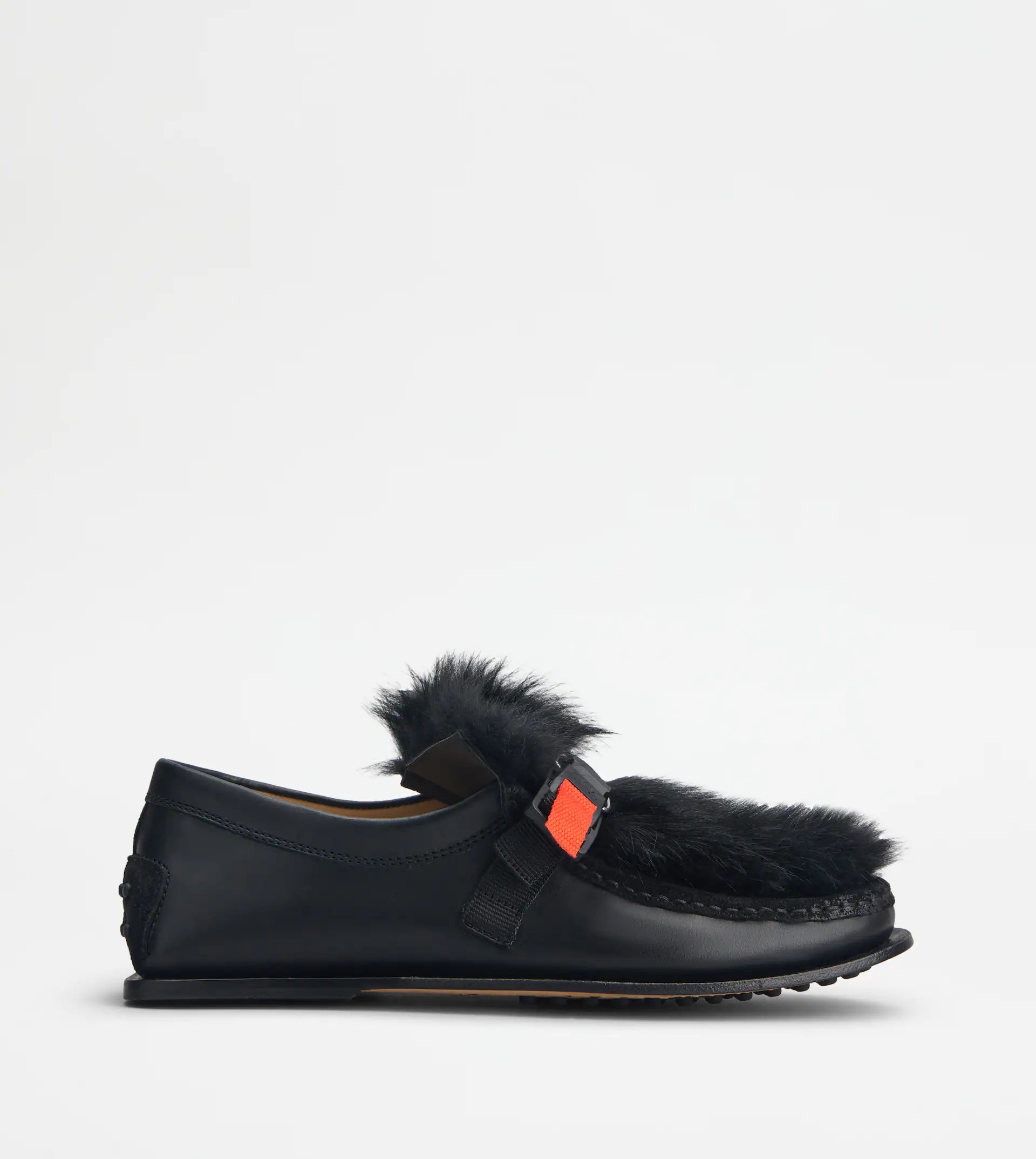 LOAFERS IN LEATHER - BLACK - 1