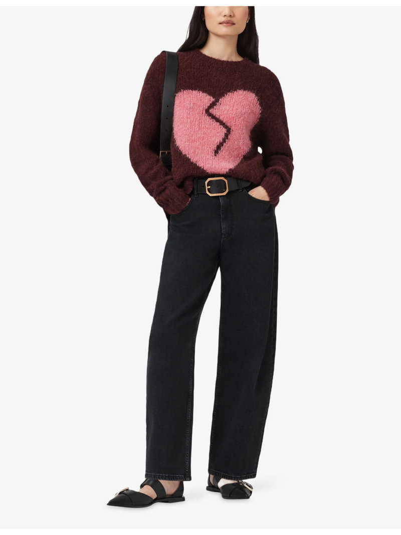 ALLSAINTS Crewneck Wool-Blend Jumper outlook