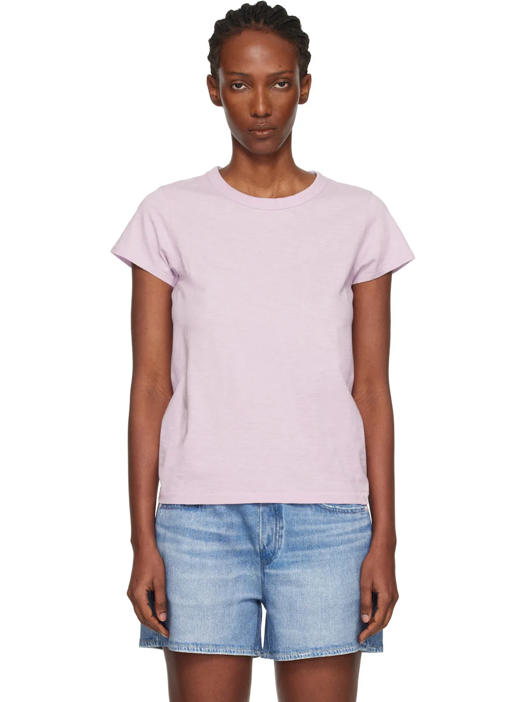 Purple 'The Slub' T-shirt - 1