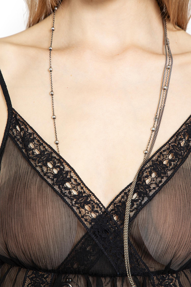 Ann Demeulemeester Zeni Negligé Top outlook