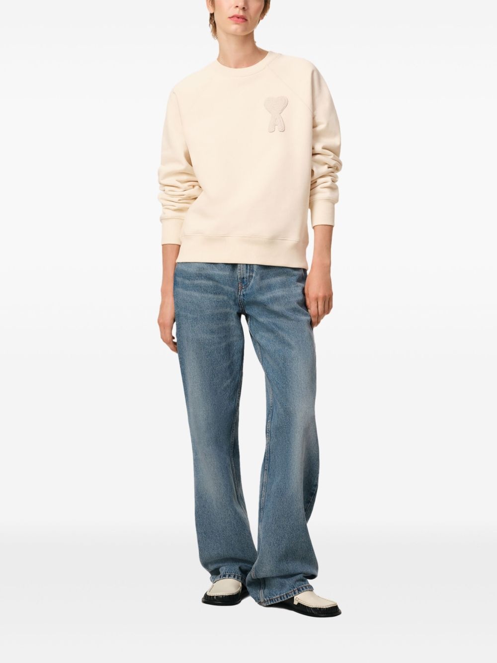 Ami de Coeur patch sweatshirt - 3