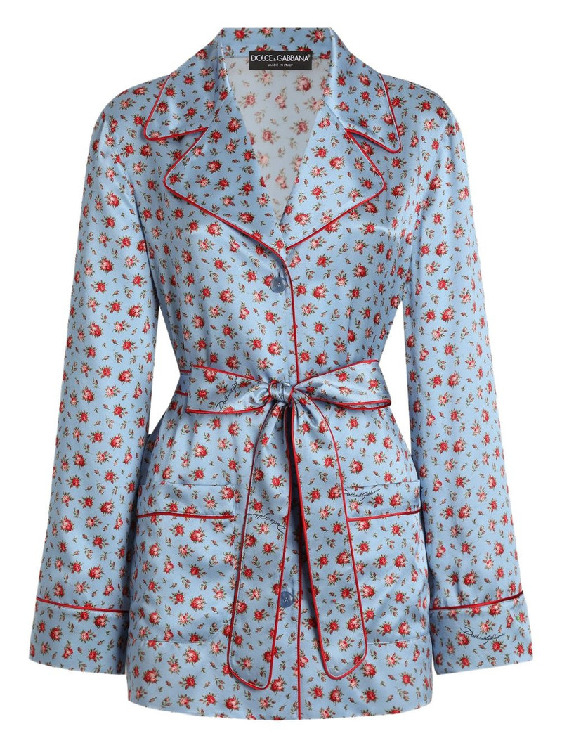 floral-print tie top 1