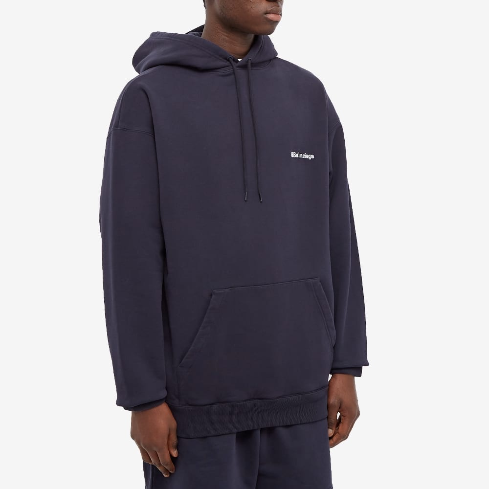 Balenciaga Corporate Logo Popover Hoody - 2