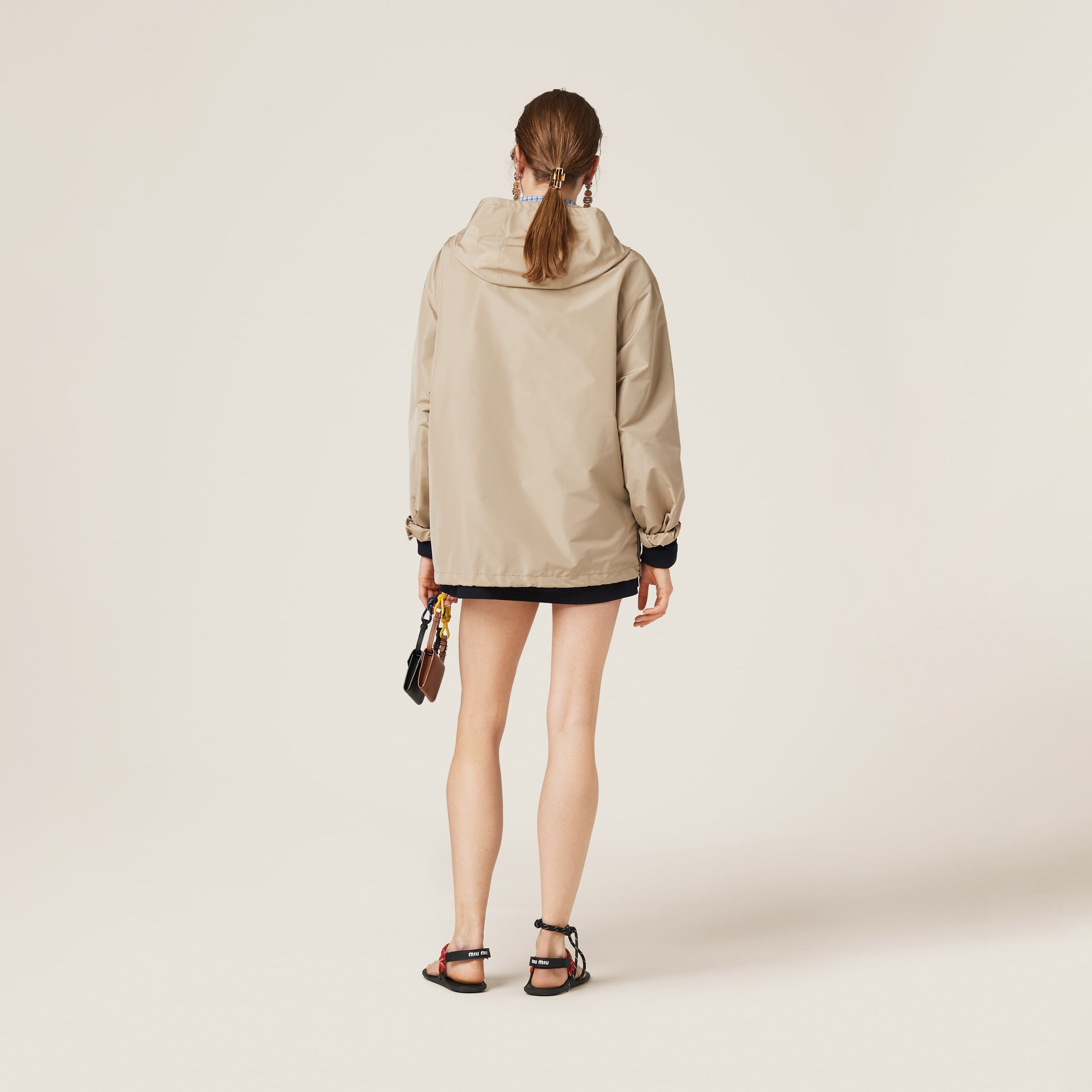 Technical fabric blouson jacket - 3