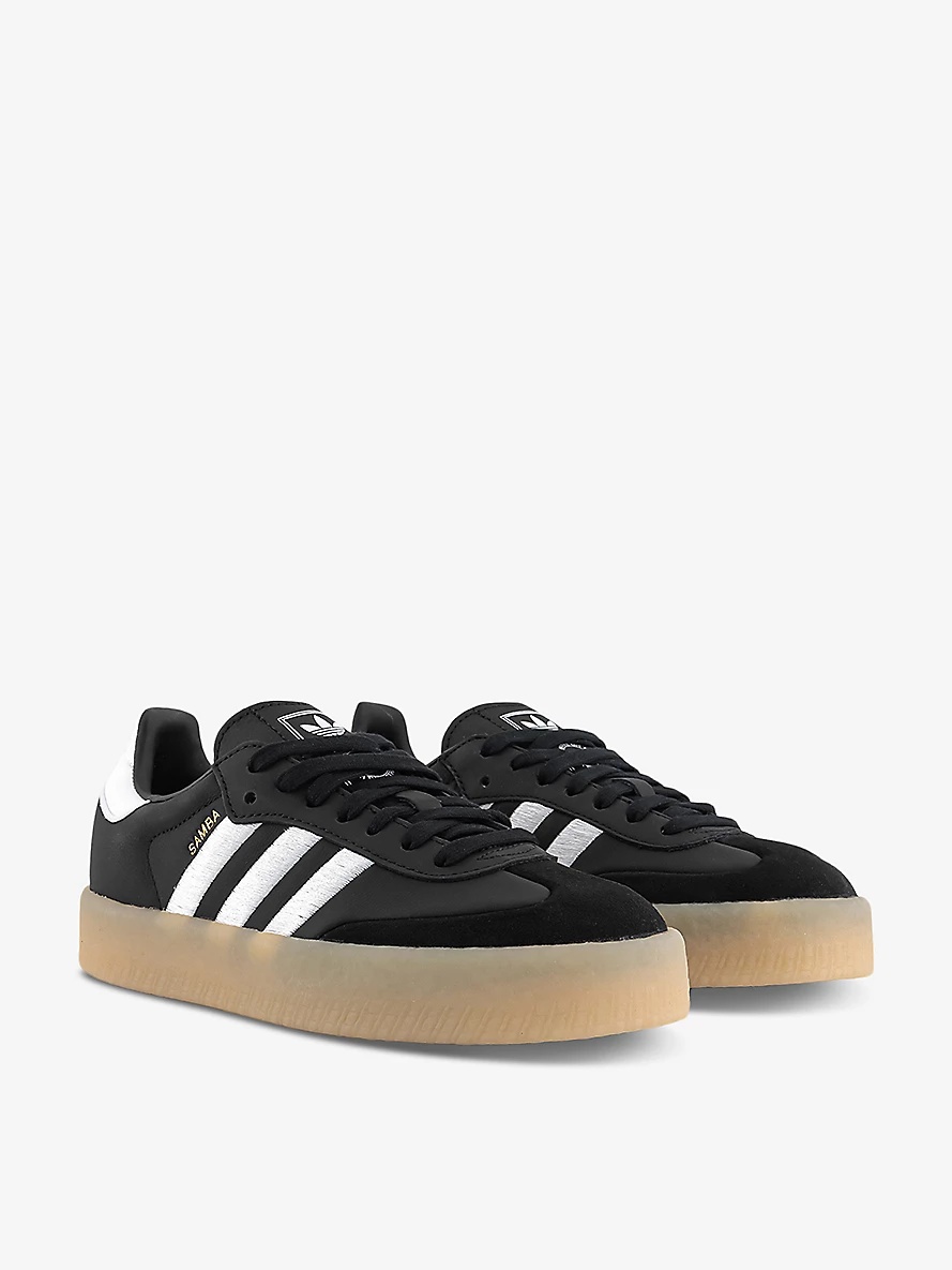 Sambae leather low-top trainers - 3