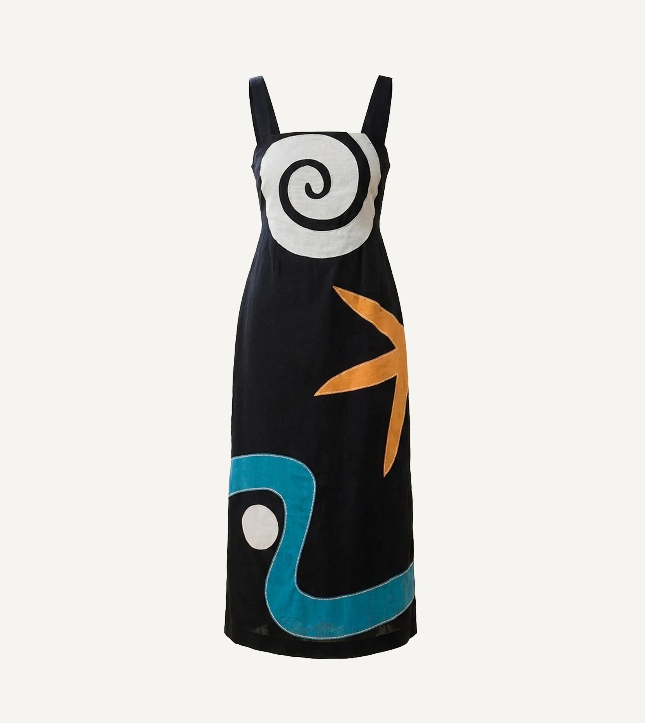 BRIE MIDI DRESS | BLACK - 1