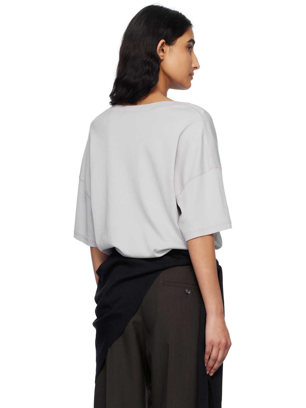 Gray Rib T-shirt - 3