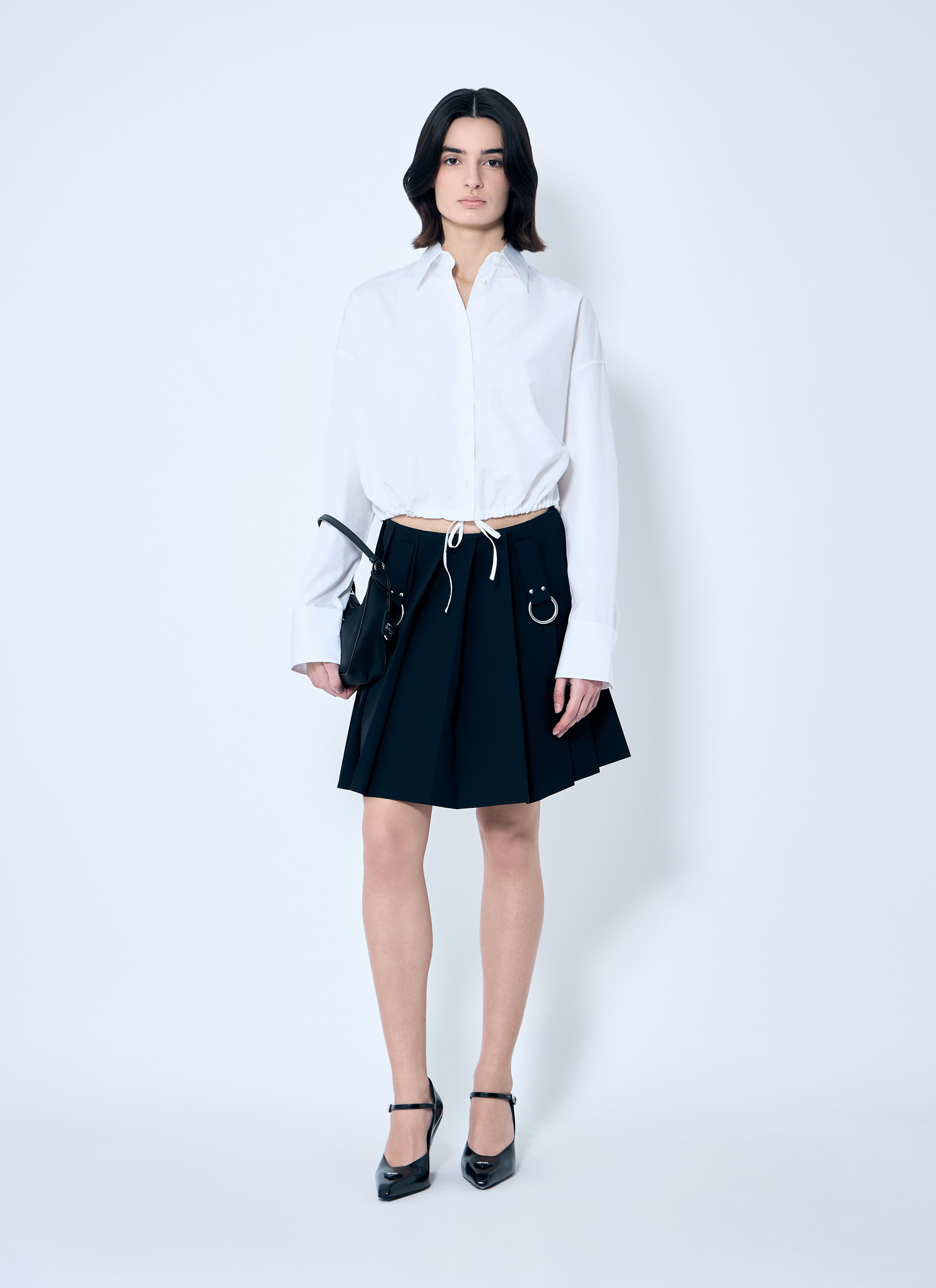 Prada Women Drawstring Hem Shirt - 2