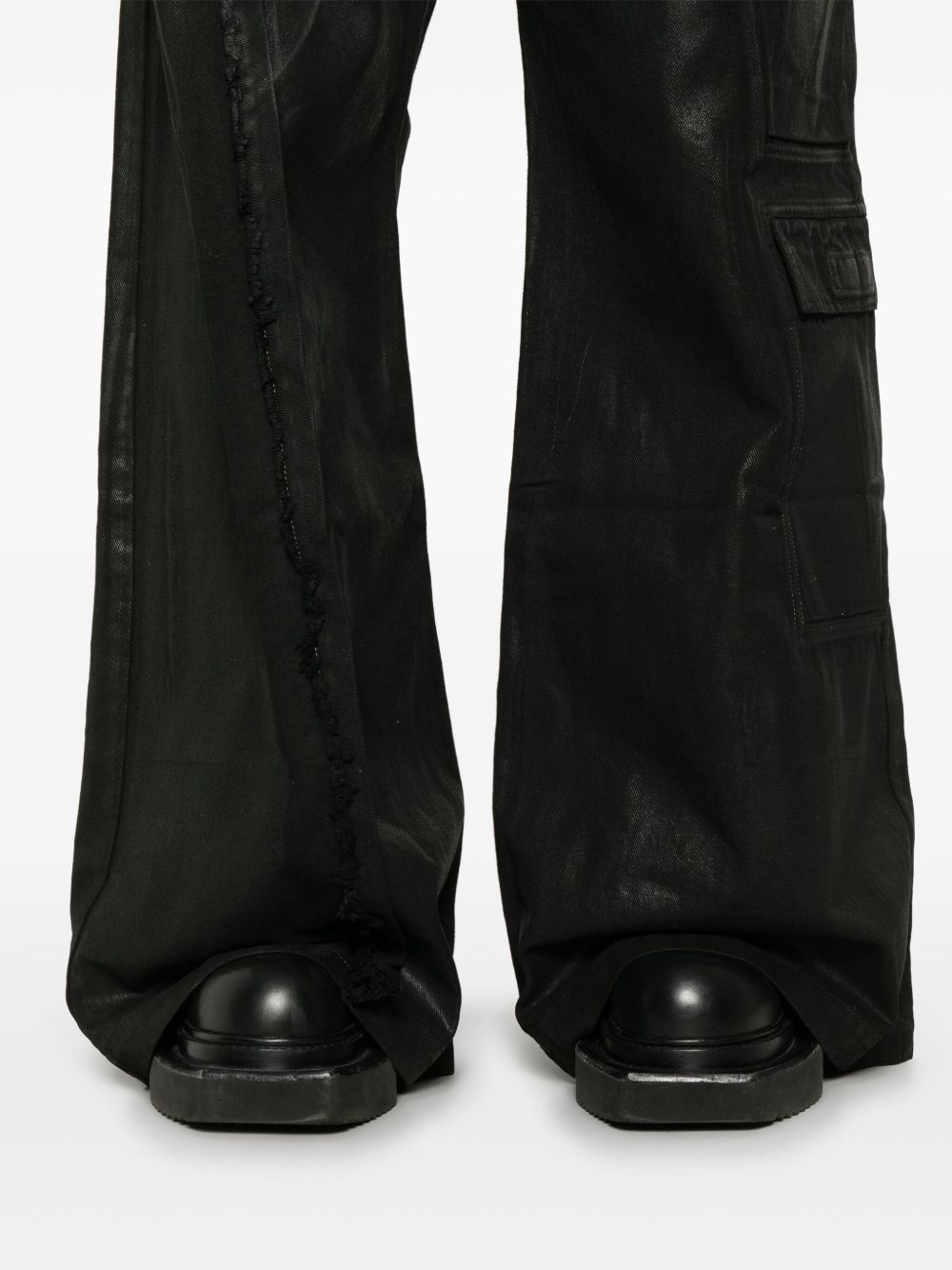 Imbalanced Double Cargo Jumbo Belas jeans - 5