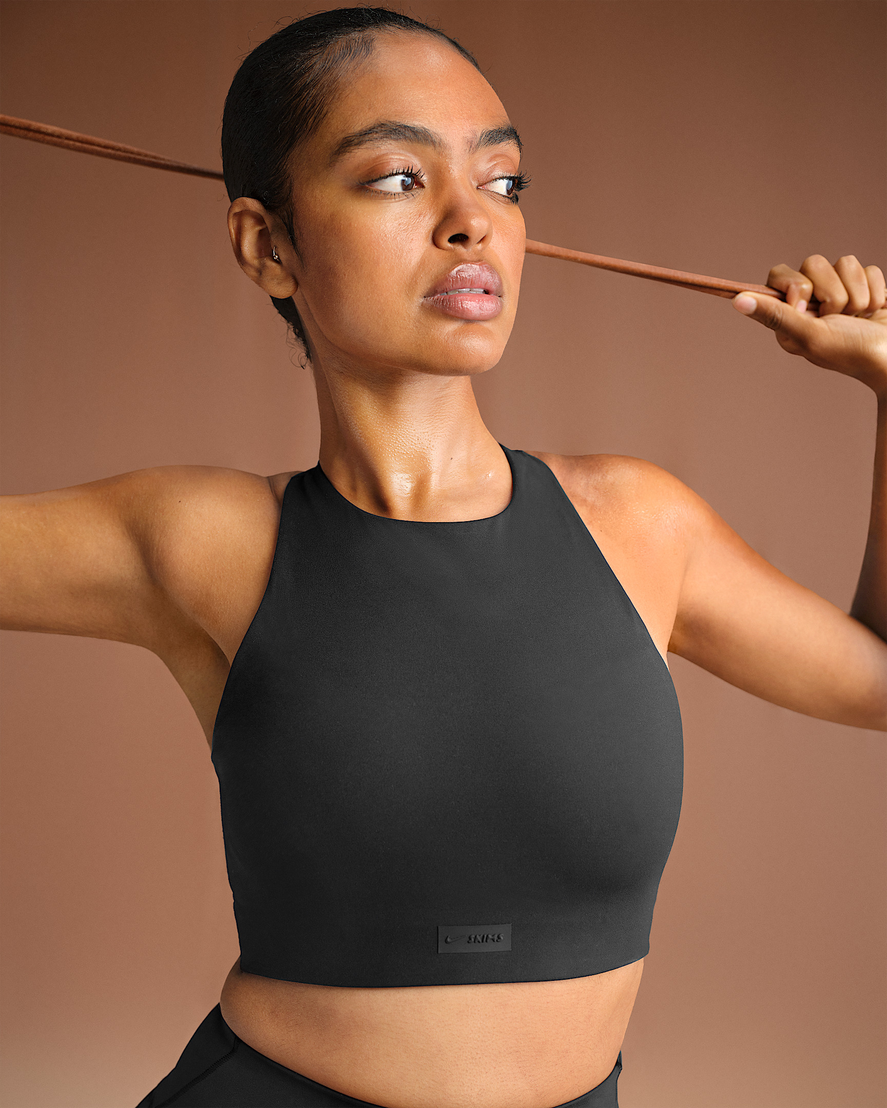 NikeSKIMS Matte Women's High-Neck Bra - 3