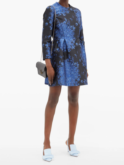 Valentino Delft-brocade mini dress outlook