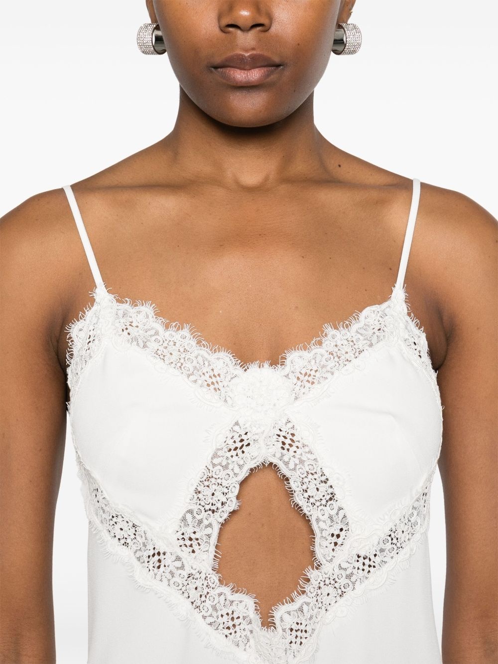 corded-lace mini dress - 5
