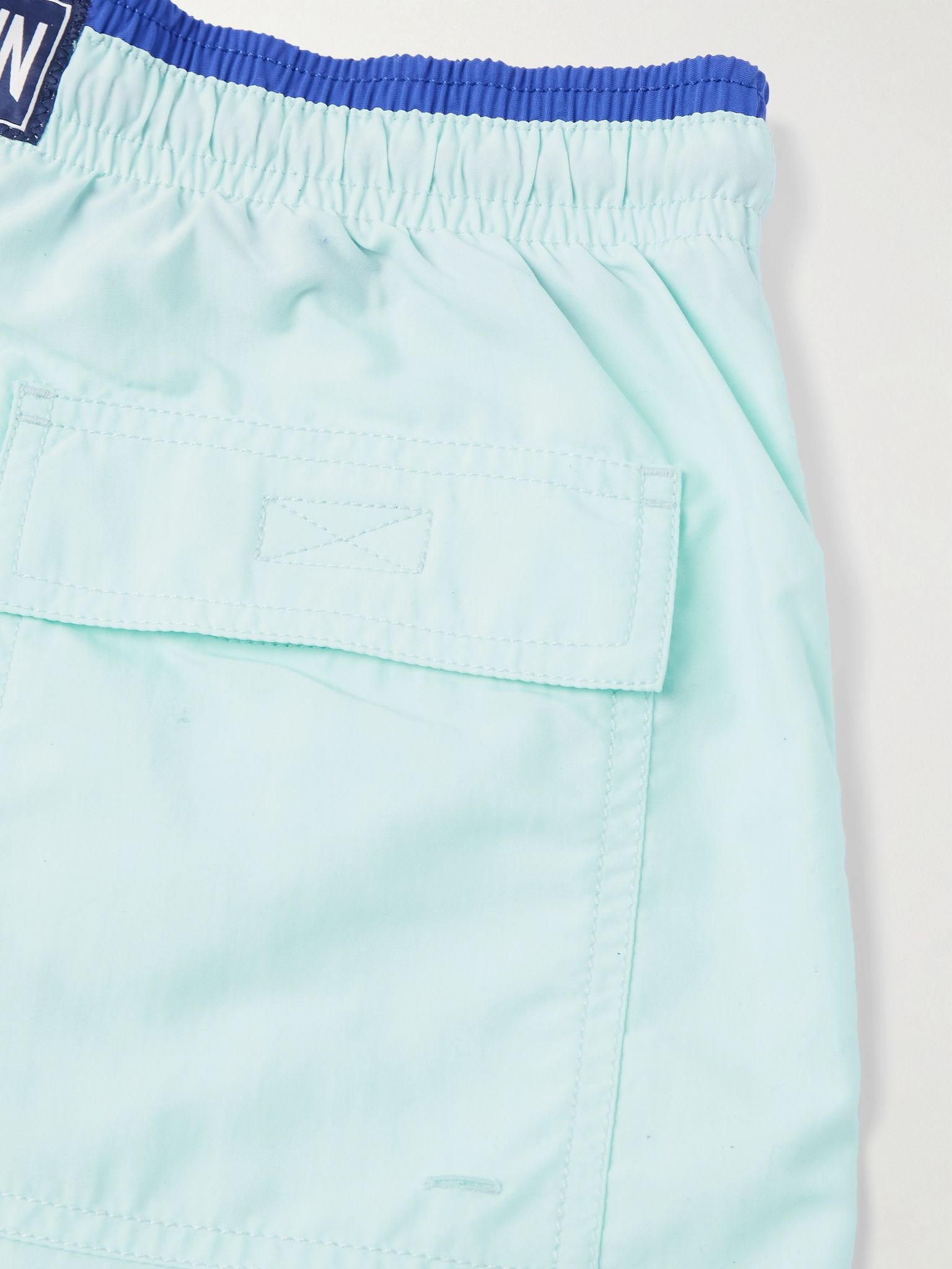 Moka Straight-Leg Mid-Length ECONYL® Swim Shorts Blue - 4
