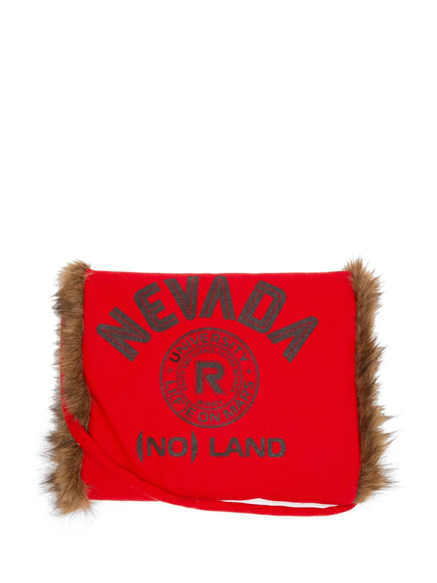 Nevada faux fur-lined wool muff - 1