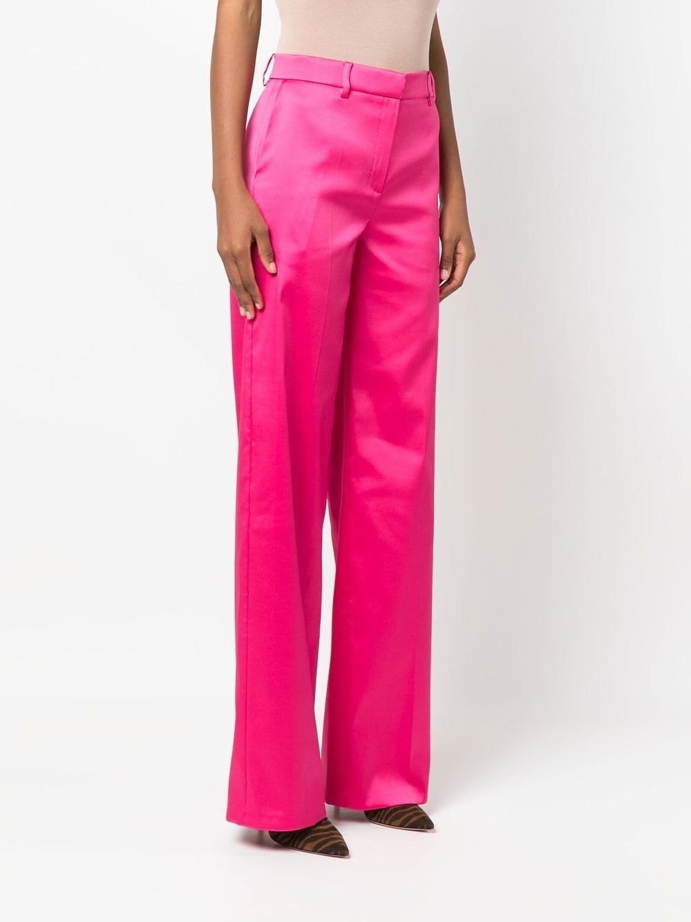 two-pocket flared tailored trousers - 3