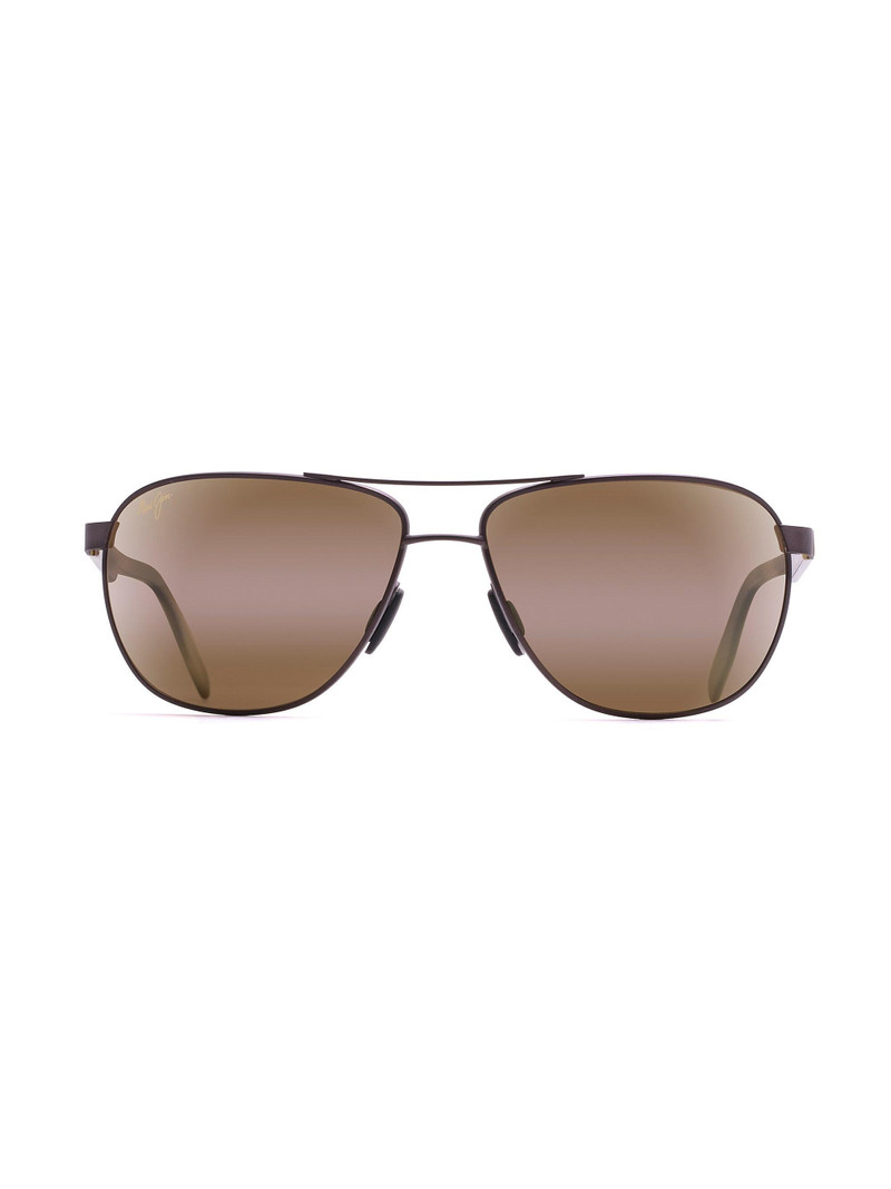 Men's Castles 61MM Teardrop Sunglasses - Brown Bronze 1