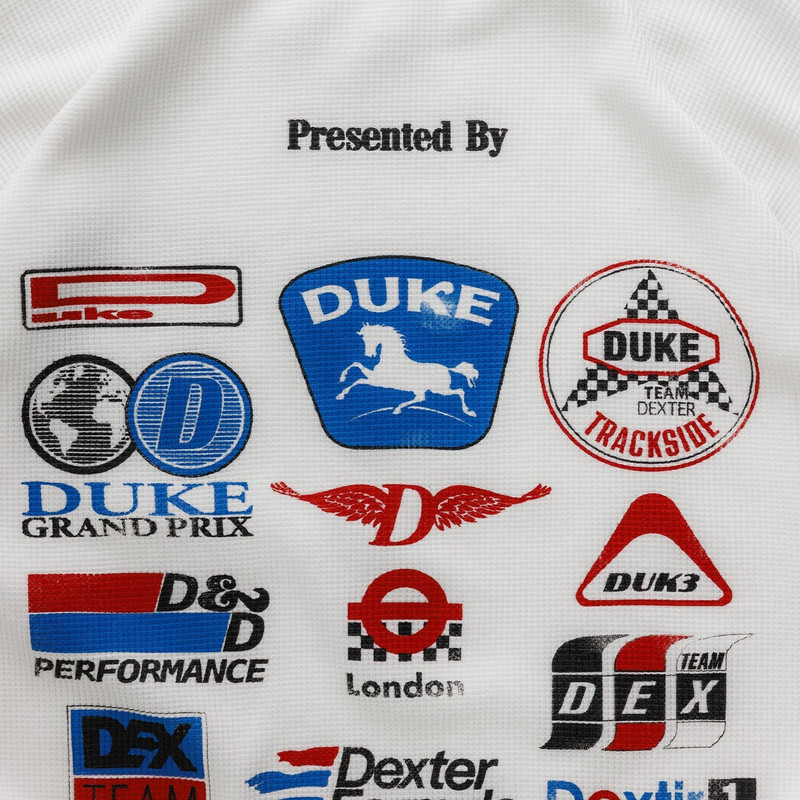 DR Sponsors Vintage White Waffle Top 4