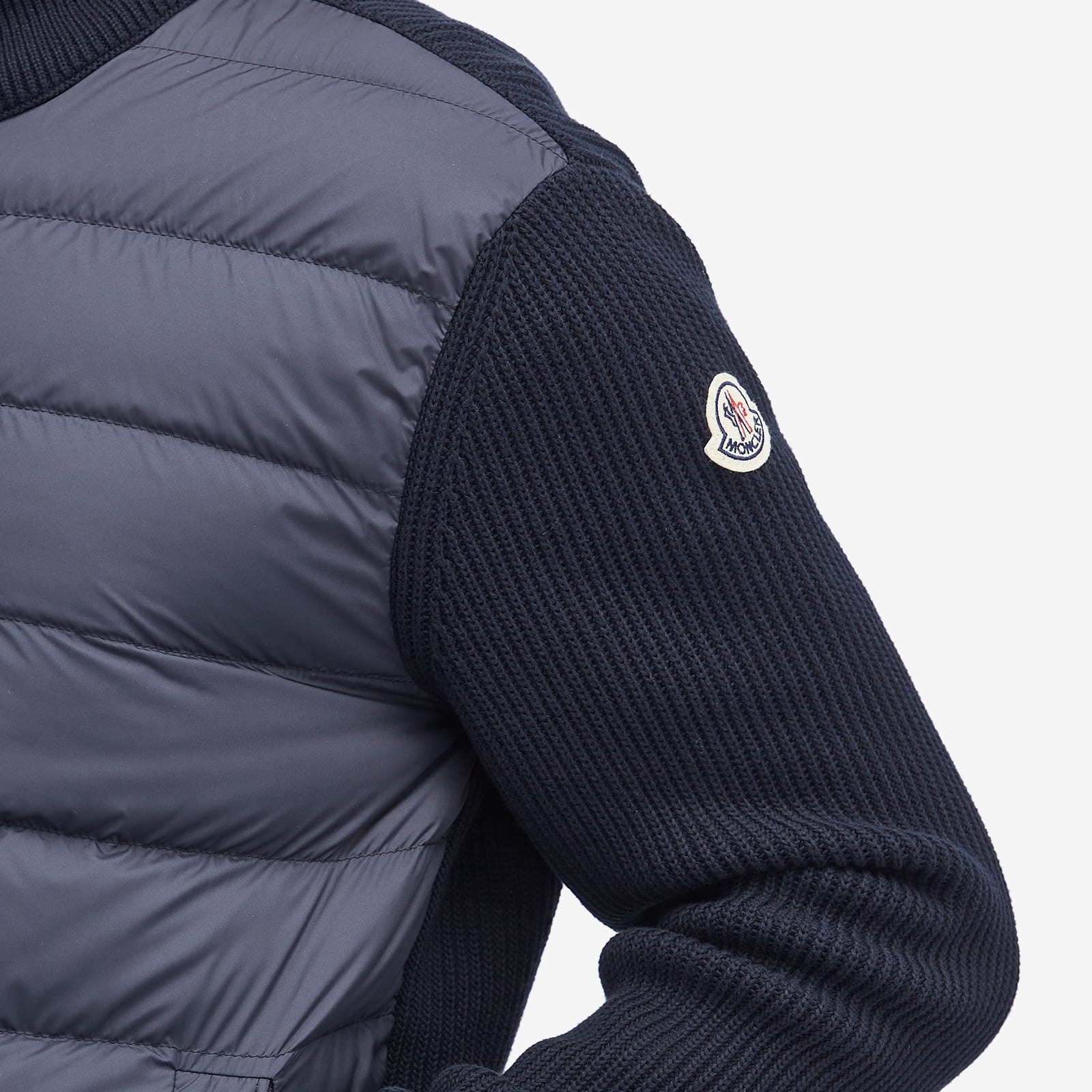 Moncler Cotton Yarn Cardigan Hybrid Jacket - 5