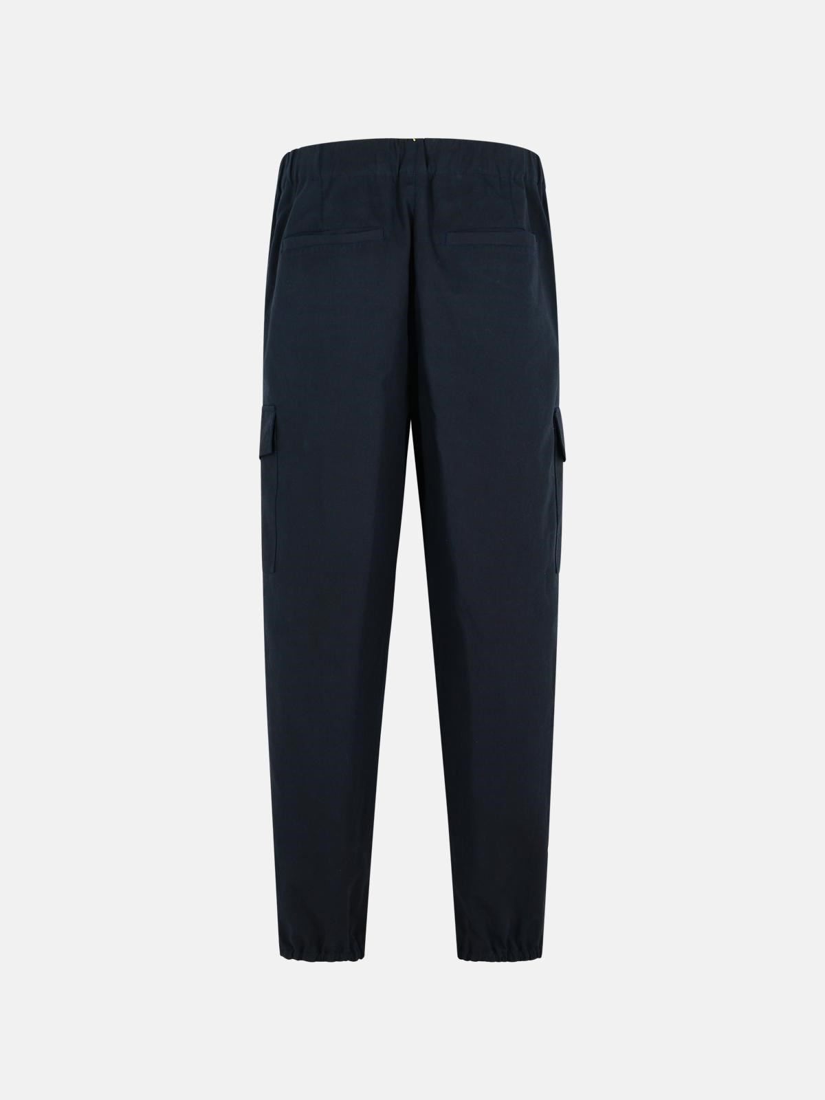 'PEBB' NAVY COTTON PANTS - 3