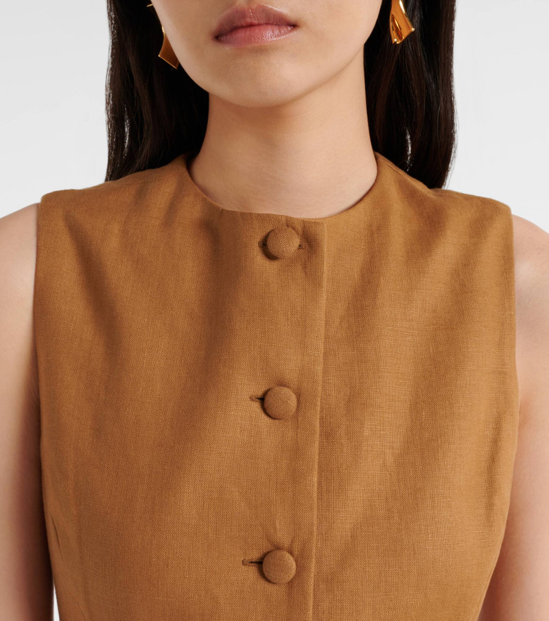 Jane linen vest 4