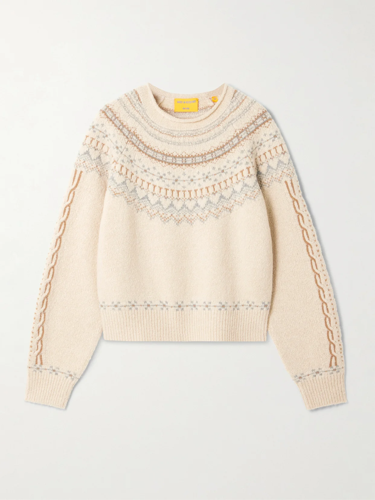 Cloud Chalet Fair Isle Wool And Cashmere-blend Sweater - 1