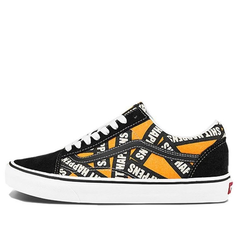 Vans Old Skool Alphabet Black Yellow Unisex 'Black Yellow' VN0A4U3BWTX - 1