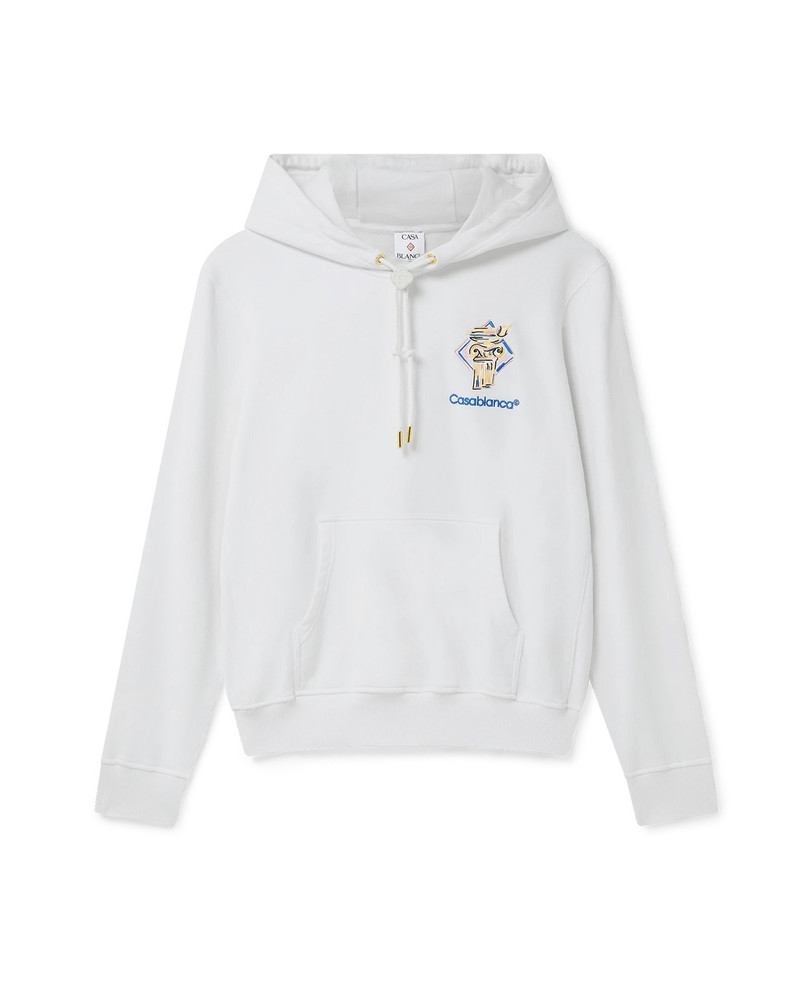 Diamond Column Hooded Sweatshirt | Casablanca Paris 1