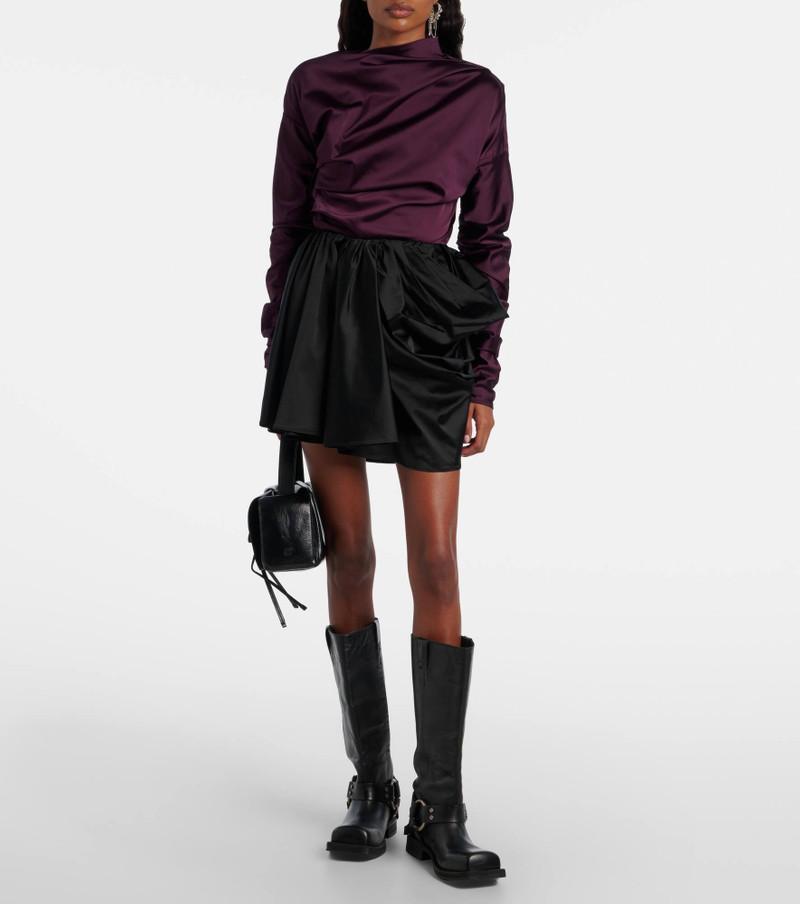 GANNI Draped miniskirt outlook