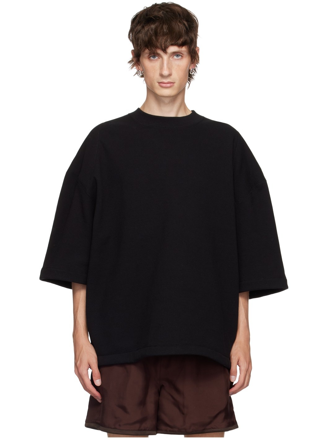 Black Crewneck T-Shirt - 1