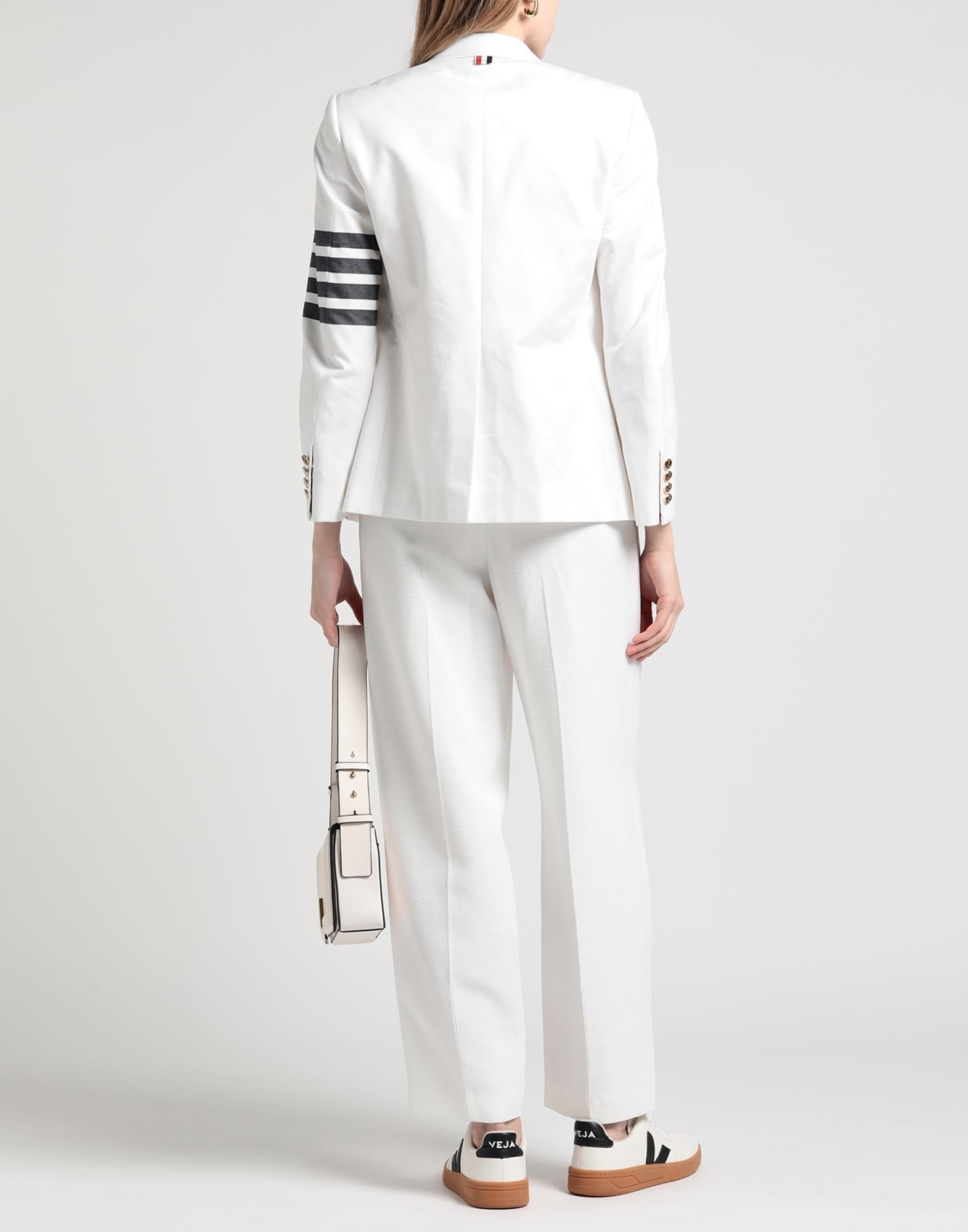 White Women's Blazer - 4