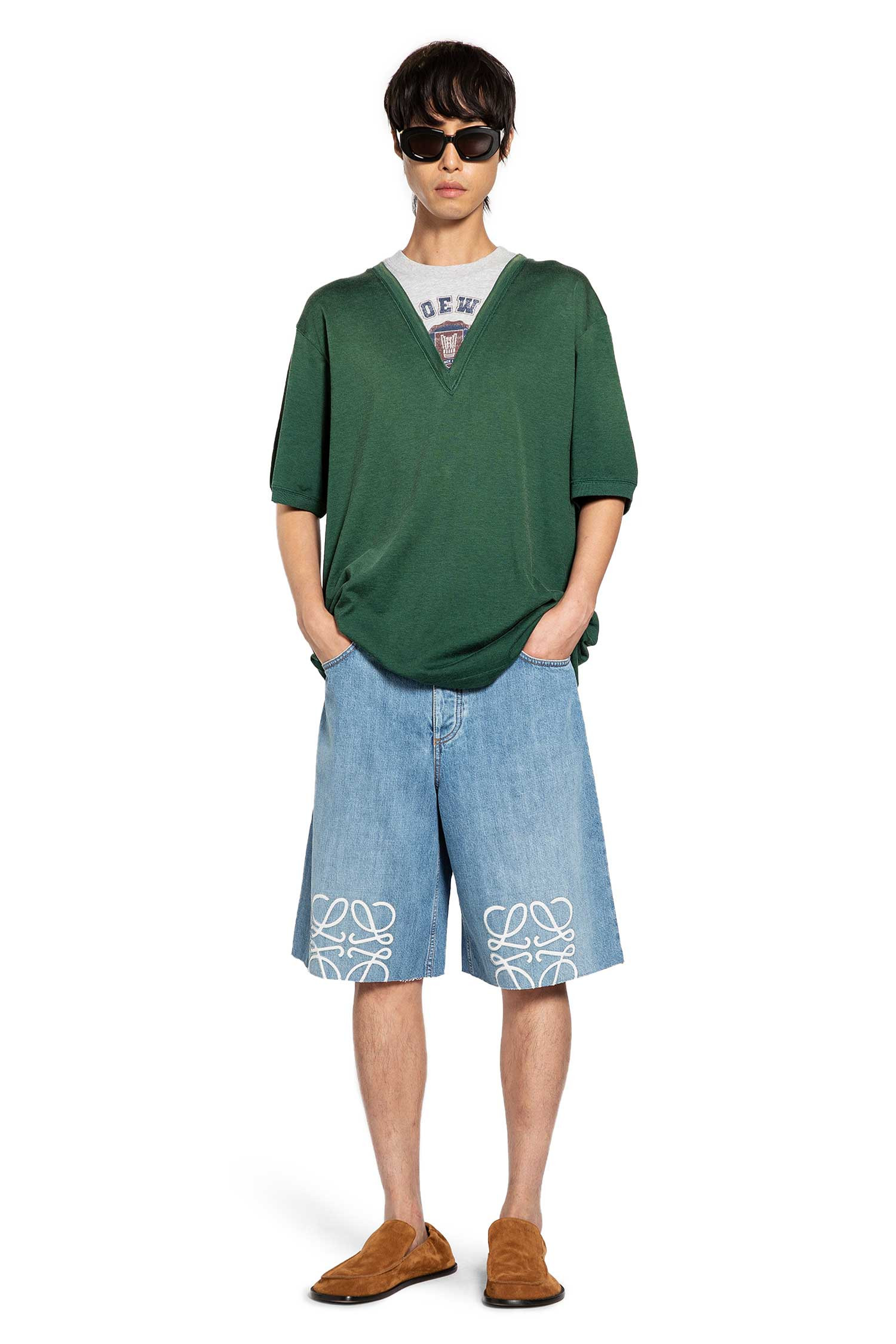 Loose Fit Fluid Cotton T-shirt - 5