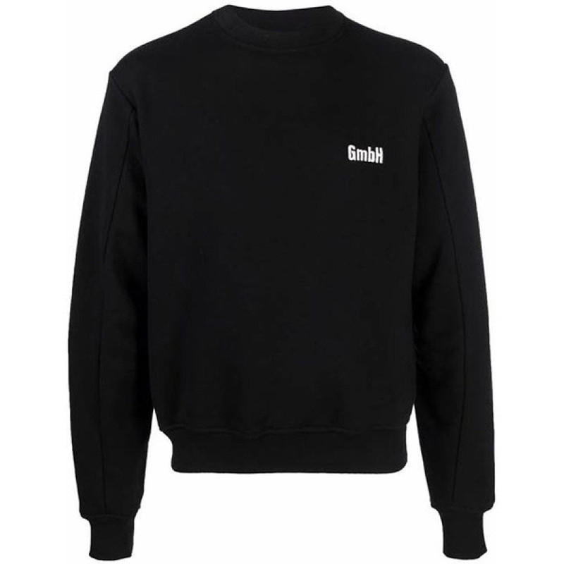 logo-embroidered 승무원 목 스웨터 1