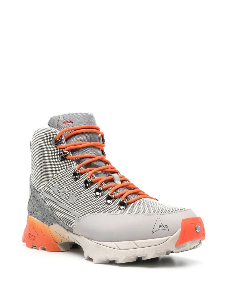 A-COLD-WALL* logo-print mesh high-top sneakers outlook