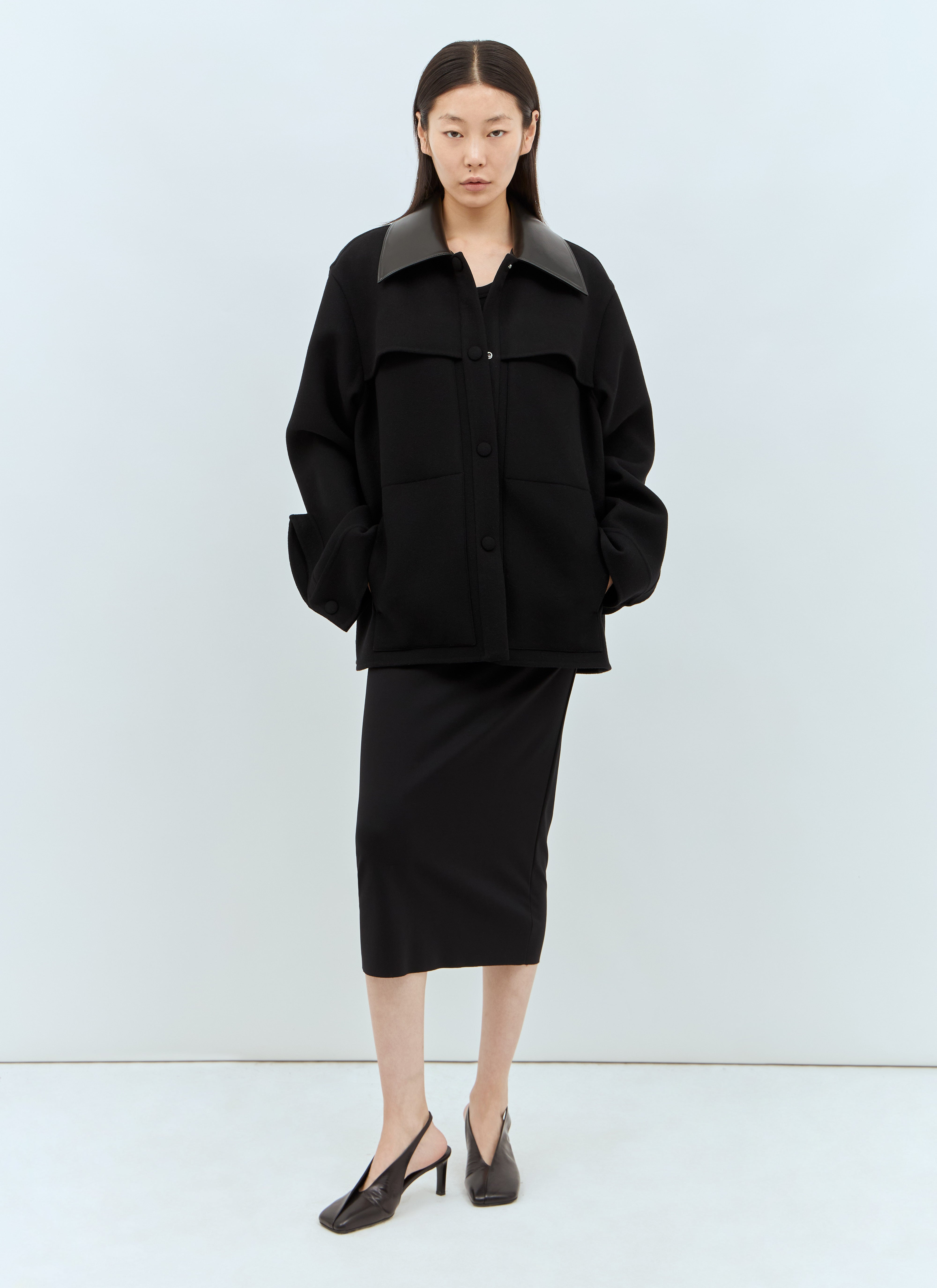 Jil Sander Women Wool Overshirt - 3