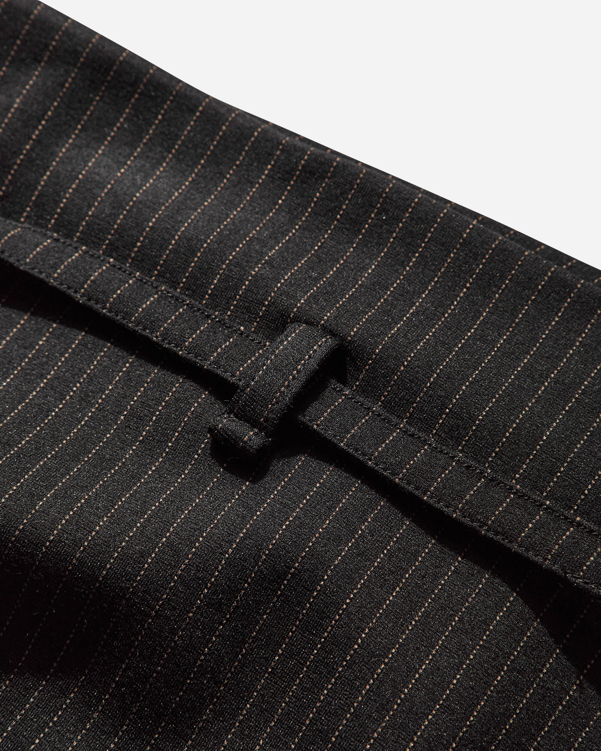 Women's Twisted Pencil Skirt Black Pinstripe - 3