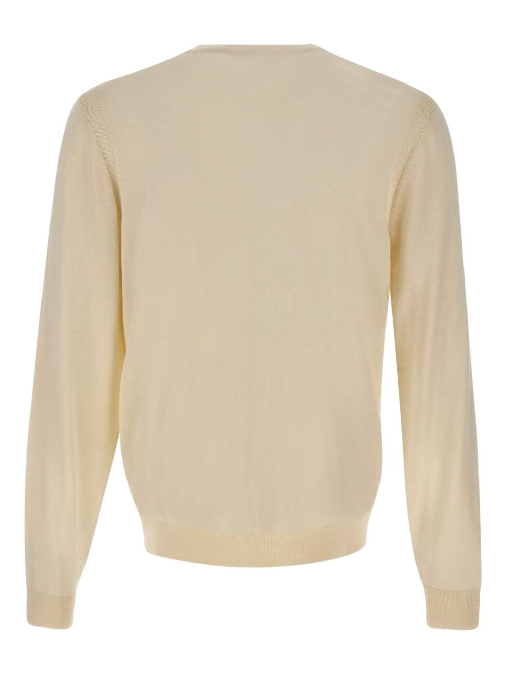crew-neck ribbed-hem sweater - 2